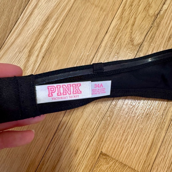 {Victorias Secret PINK} wear everywhere strapless push up bra. Size 34A. - Picture 3 of 4